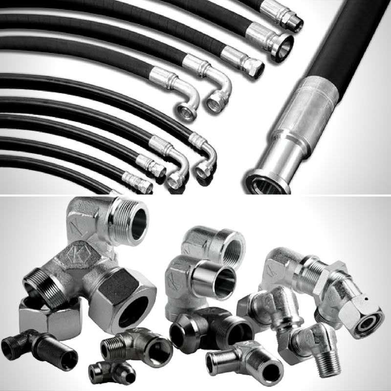 Hydraulic hoses, fittings and connectors